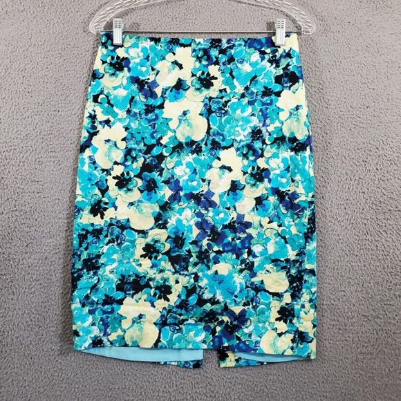 Ann Taylor Floral Pencil Skirt size 2 - Picture 1 of 6